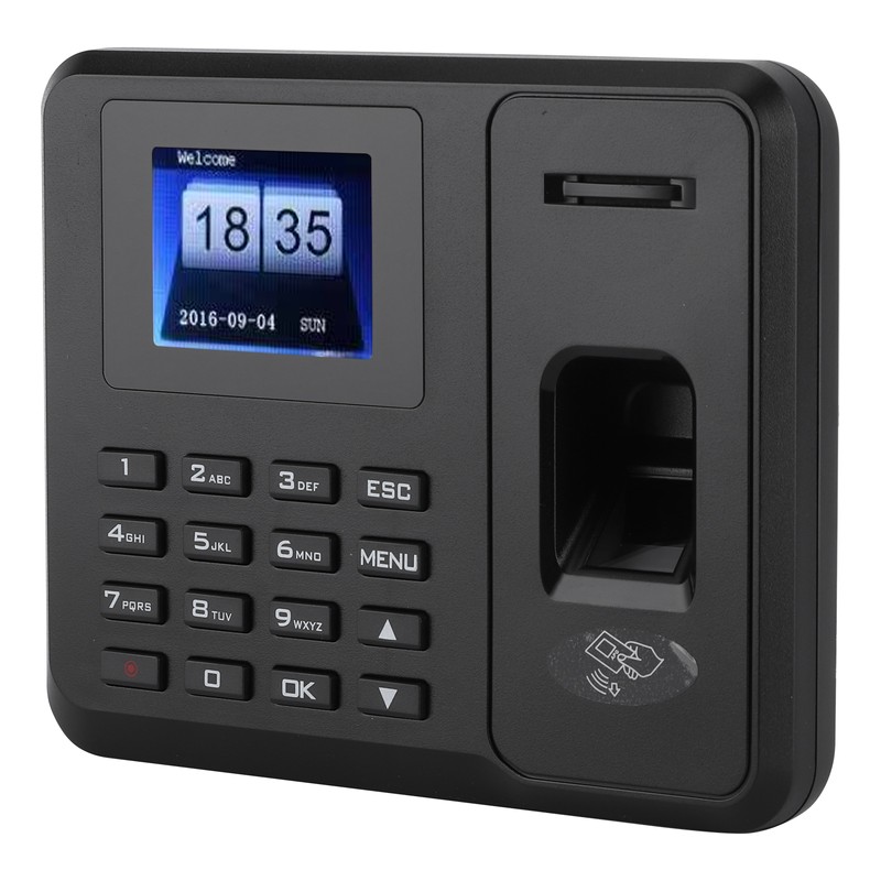 USB Standalone Time Attendance 2.4in TFT LCD Screen Password Fingerprint