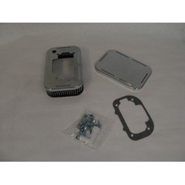 CHROME AIR FILTER WEBER DGV, DGEV 1 3/4" TALL 99217.331G