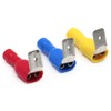 Baomain 1/4" Piggyback Spade Crimp Terminal Connector 0.5-6.0mm² 22-10 AWG