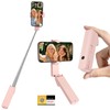 Adiwo Extendable Mini Selfie Stick Smartphone Selfie Stick for Vlog/Video