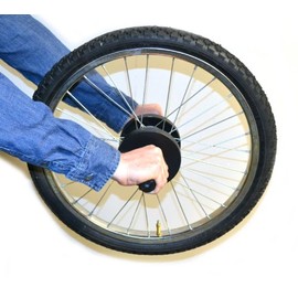 EISCO Premium Bicycle Wheel Gyroscope, 20" Diameter - Angular Momentum Demonstration