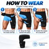 Hip Support Brace for Thigh & Groin Compression – Adjustable