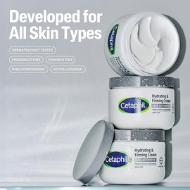 Cetaphil Skin Activator Hydrating & Firming Body Cream 12oz, Mandelic Acid (AHA) and Centella Asiatica (CICA) Cream, Hydrates and Firms Aging Skin, Anti-Aging Skin Care, 12 oz
