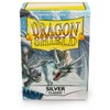 Dragon Shield AT-10008 Protective Card Sleeves Silver