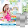 3 Pieces Stainless Steel Cake Scraper 10 Inch and 9
