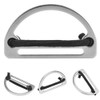 316 Stainless Steel d ring Belt Buckle Webbing Strap Keeper
