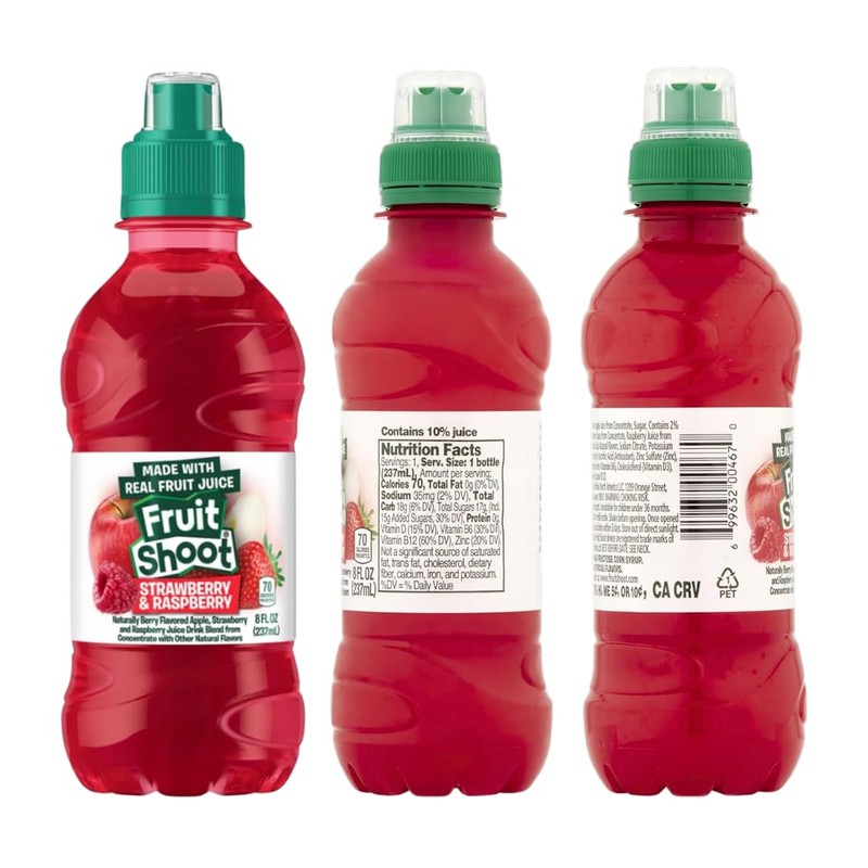 FRUIT SHOOT Strawberry & Raspberry With Real Fruit Juice -