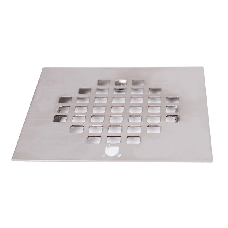 Westbrass 2" Sch 40 PVC Shower Drains with 4-1/4" Square