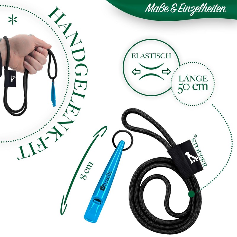 bluzelle Recall 5800 Professional Dog Whistle with Strap for Dog