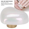 10pcs Heart Beads Imitation Pearls Beads Nail Art Decoration DIY