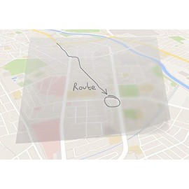 Transparent Sticky Note Pads, 75mm Square, Pack of 10, (50 Sheets per pad) Zero Plastic Packaging