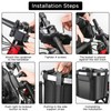 BAG WIZARD Bike Basket, Folding Detachable Handlebar Front Basket for