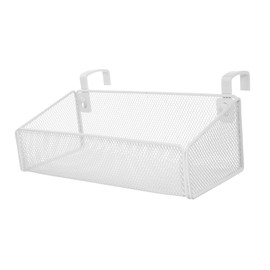 MAGICLULU Bedside Hanging Storage Basket Dormitory Bed Organizer with Hooks Multi Purpose Storage for Stationery Books Sundries Fits Bunk Beds Simple Practical Design