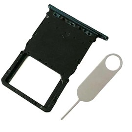 SIM Card Tray Slot Holder Single SIM Card Slot Replacement Parts for Motorola Moto Razr+ Plus 2024 Razr 50 Ultra XT2451 with Eject Pin - Midnight Blue