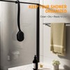Silicone Back Scrubber for Shower, 17-Inch Long Handle Body Bath