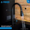 Cnx Mezcladora Flexible Monomando Para Fregadero Negro