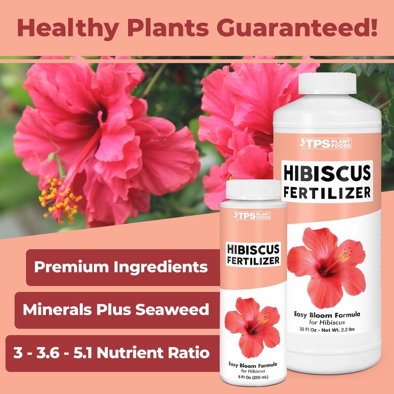 Hibiscus Fertilizer for Tropical and Flowering Plants, Liquid Plant Food