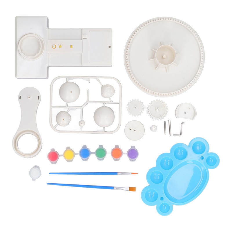 2 in 1 DIY Solar System Three Planets Stereoscopic Assembling