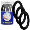 Pack of 3 seal for pop-up drain fittings, sinks. MONTERAL