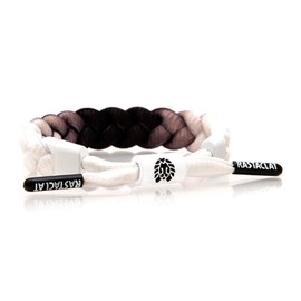 Rastaclat Bracelet for Men and Women - Sheriff Black/White/Grey Braided Bracelet | Adjustable Stackable & Braided by Hand (Medium/Large)