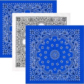 Bandana, Dodger, 3 Piece Set (Dogers paleness Blue) USA Patch with