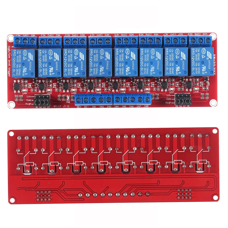 AEDIKO 8 Channel Relay Module DC 5V Relay Board with