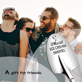 Mom Mothers Day Gifts for Grandma Best Friend Birthday Gifts for Daughter Son Ice Cream Shovel for Dad Fathers Day Gifts for Grandpa Papa Spoon Gifts for Ice Cream Lovers Husband Anniversary Gift