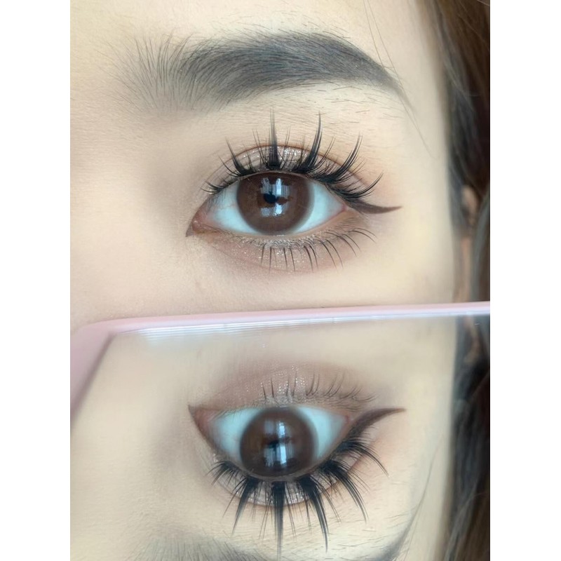 Natural False Eyelashes, 5 Pairs Popular Transparent Axis Soft Core