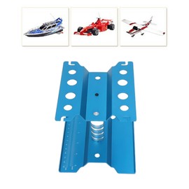 RC Car Repair Stand, Height Adjustable RC Car Work Stand for Repairing RC Cars (Blue)