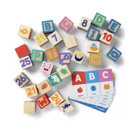 target Melissa & Doug Ms. Rachel Wooden Learning Blocks New with Box