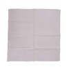 Vamqor 100% Cotton 10 Pack Fine Bandanas（Solid white）