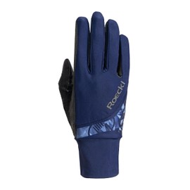 Roeckl Sports equestrian gloves MELBOURNE, summer riding glove, navy blue 6