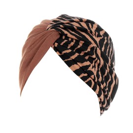 YEHUDAF LEE Women's Turban Headgear Head Scarves Chemo Cap Pre-Tied Double Layered Two-Tone Stitching Head Wrap Head Scarf, 2