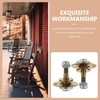 SOLUSTRE 4pcs Rocking Chair Bearing Glider Hardware Gaming Bolts Patio
