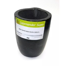 Salamander A6 Crucible Super Clay Graphite Morgan Melting for Brass Gold Silver