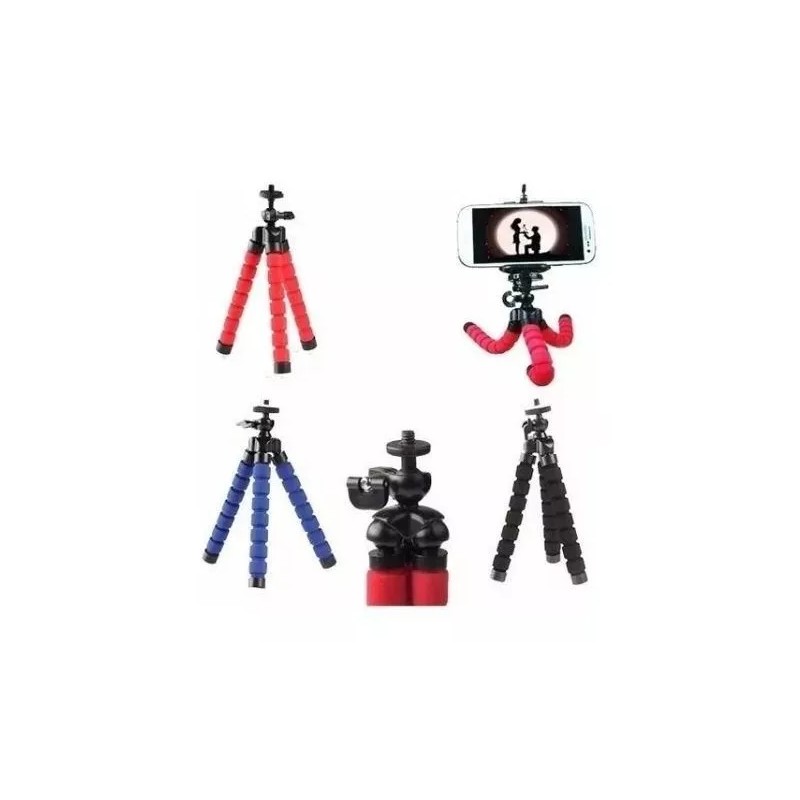 Maíz Oferta Tripie Soporte P/celular Con Abrazadera Mayoreo 10pz