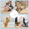 YFLeomry 6 Pieces Cat Toy Self-Activity with Feather, Cat Angel