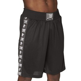 LEONE 1947, Ambassador Boxer Shorts, Unisex Adult Boxing, Black, M, AB219