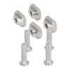 Surfing Accessories Stainless Steel Fin Screw and Plate for Surf