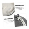 jojofuny Portable Headset Carrying Case for Storage Bag Auto Sleep