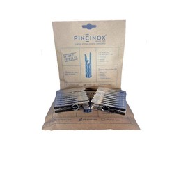 Pincinox Stainless Steel Clothespegs 20 Pack-New Kraft Paper Packaging Against Rust or Breakage