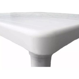 Alica Mesa De Plástico Con Patas Desmontables De 80 X 80