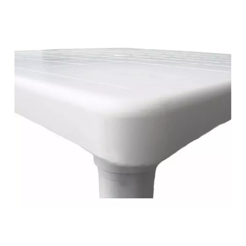 Alica Mesa De Plástico Con Patas Desmontables De 80 X