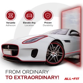 All-Fit UnlimiTrim - Universal 1/4" Decorative Trim Fits Anywhere! Made in USA, Easy to Install Vehicle or Motorcycle Molding