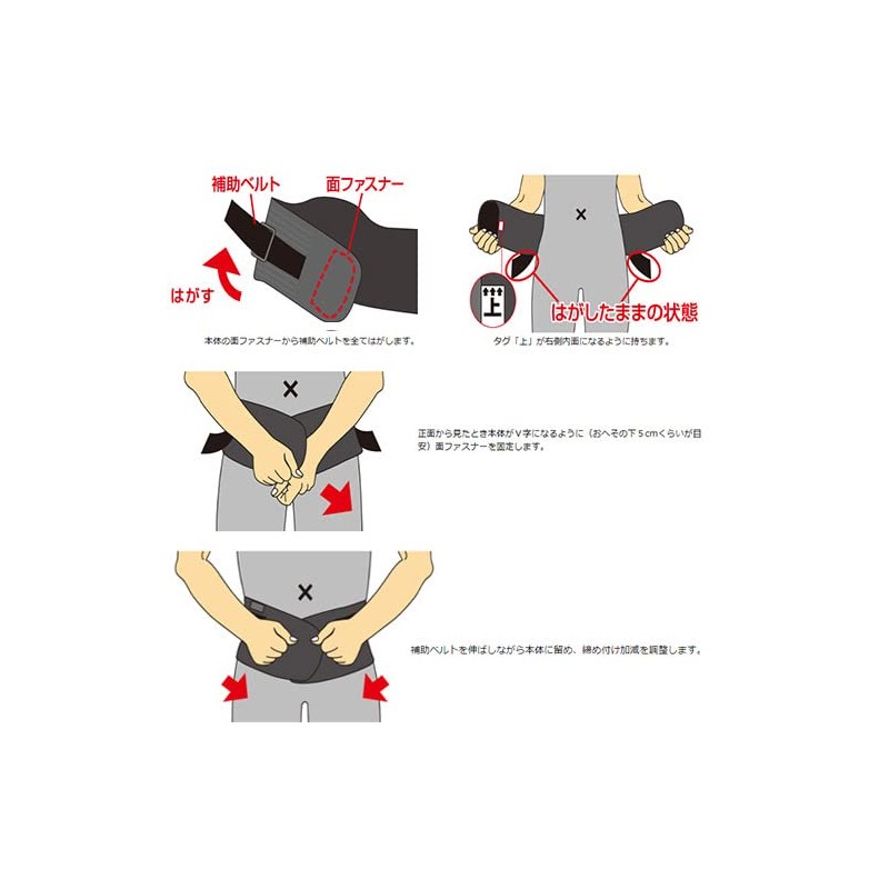 Vantelin Kowa Compression Support Belt for Lower Back, Secures Firmly,