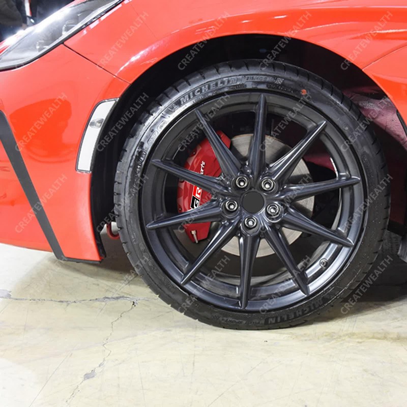 GR Toyota Caliper Sticker High Temperature Resistant Sticker Cool Rake