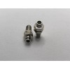 Air Suspension Fittings 2x 2” Long 3/8” PTC To 3/8”