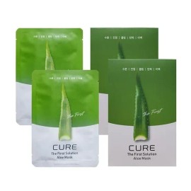 Kim Jeong-moon Aloe Cure The First Solution Aloe Mask Season 2 22 Sheets Ss 1 / 김정문알로에 큐어 더 퍼스트 솔루션 알로에 마스크 시즌2 22매 Ss 1개