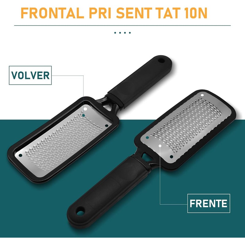Raspador de Pies de Acero Inoxidable - Kit Profesional Quita