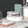 Travel Soap Box with Removable Drainer and Lid, 2 Layers